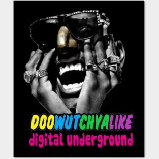 Digital Underground Doowutchyalike Hip Hop 1990 Posters and Art